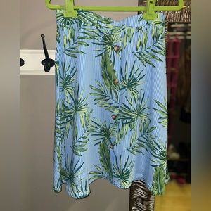 Tropical 🌴flair midi skirt